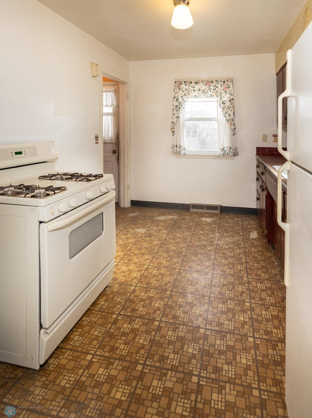 kitchen with white appliances