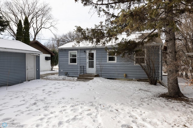 view of front of home