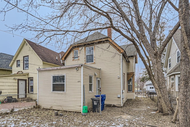 view of rear view of house