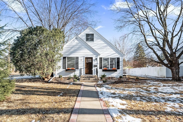 view of front of house