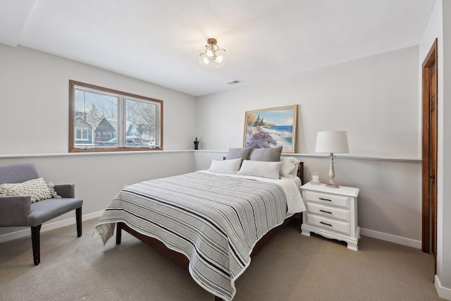 bedroom featuring carpet flooring