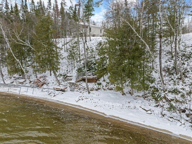 view of snowy landscape