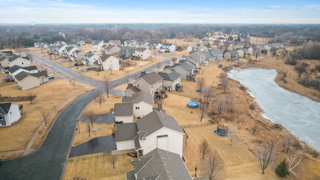 bird's eye view featuring a residential view