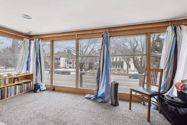 sunroom / solarium with a wealth of natural light