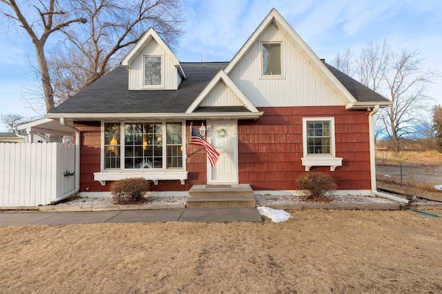 view of front of home