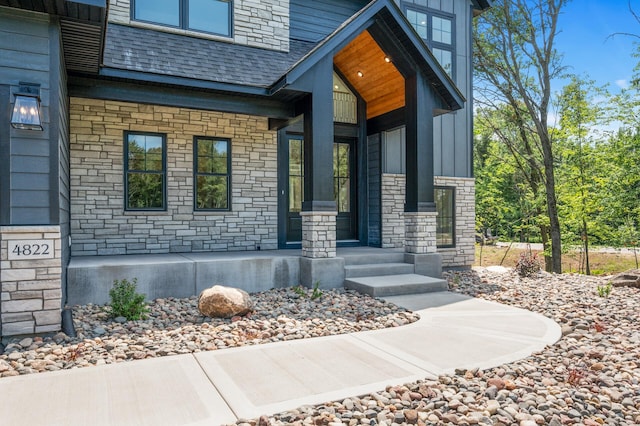 view of entrance to property