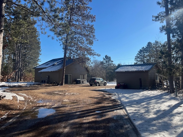 view of side of property