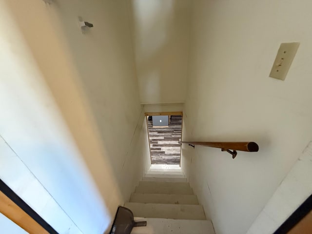 view of staircase