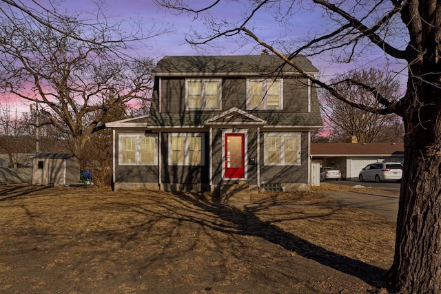 view of front of home