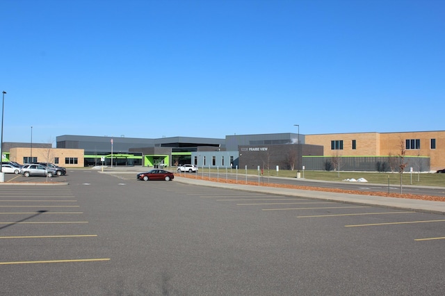 view of car parking