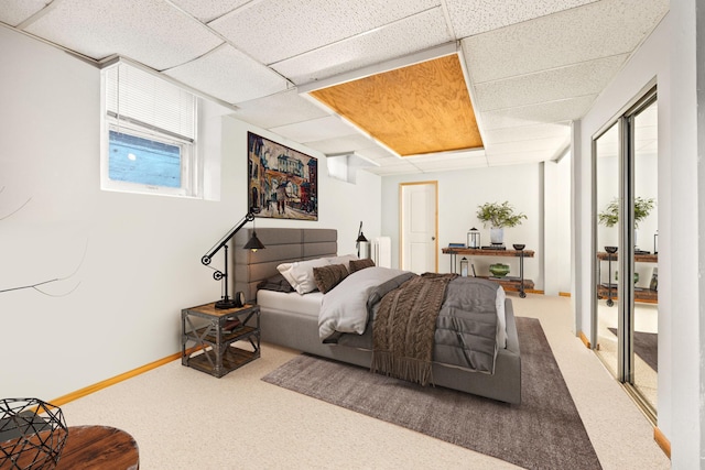 3421 Hennepin Ave Unit 5, Minneapolis, MN 55408 - bedroom featuring a drop ceiling and radiator