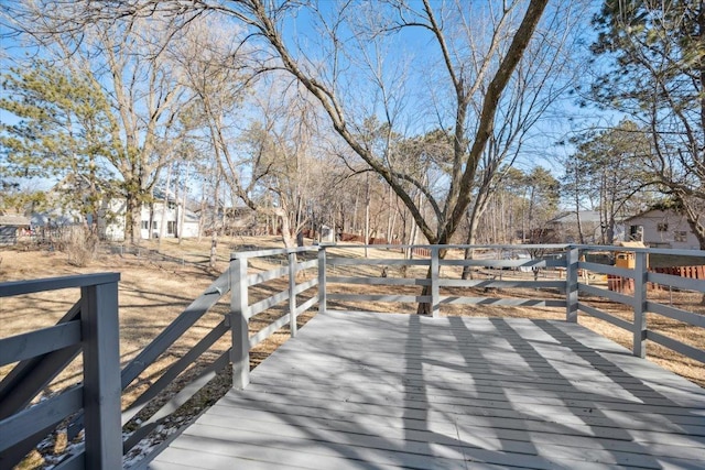 view of deck