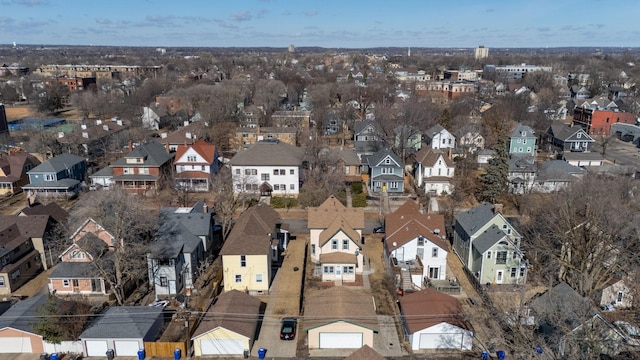 drone / aerial view featuring a residential view