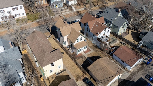 drone / aerial view featuring a residential view