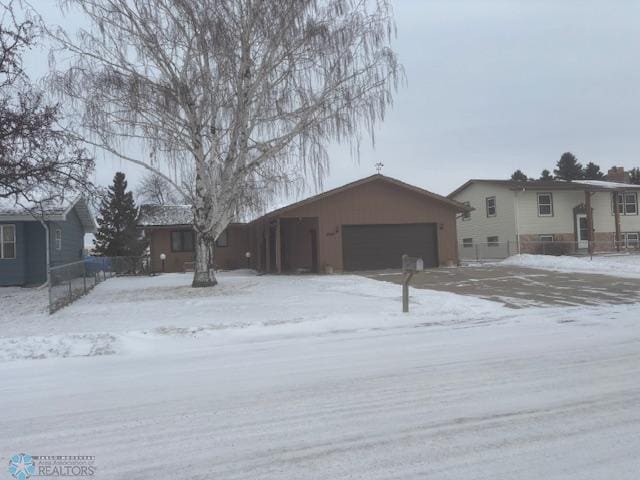 view of ranch-style home