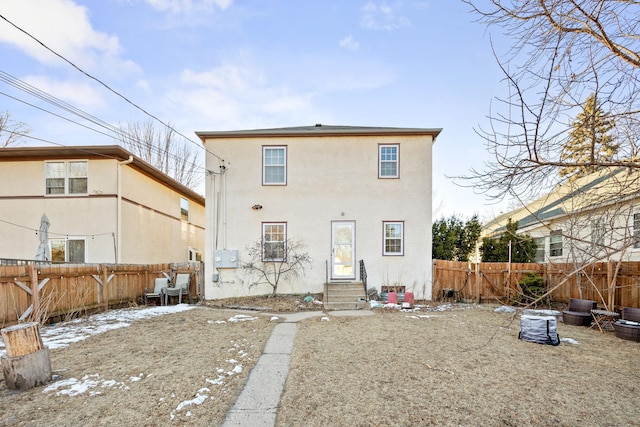 view of back of property