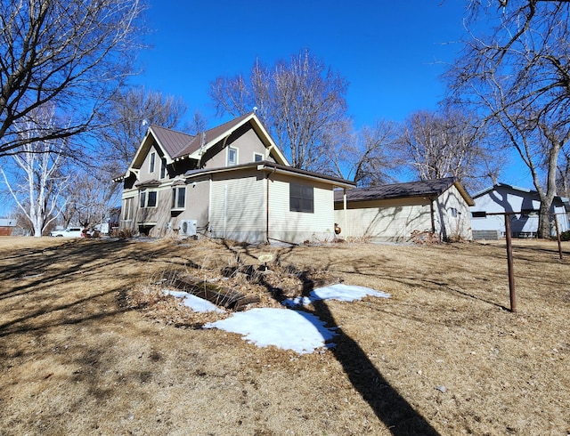 view of side of property