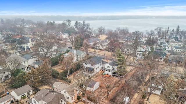 bird's eye view featuring a residential view