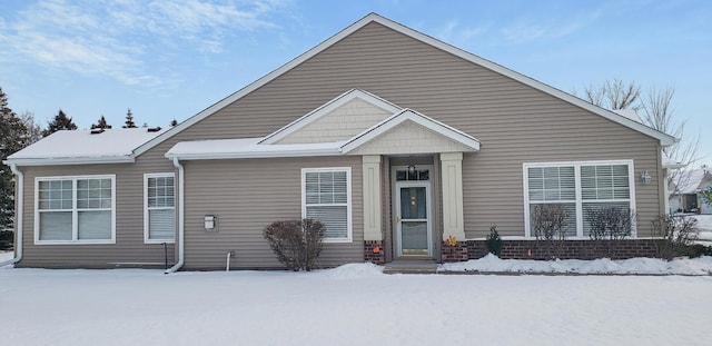 view of front of house