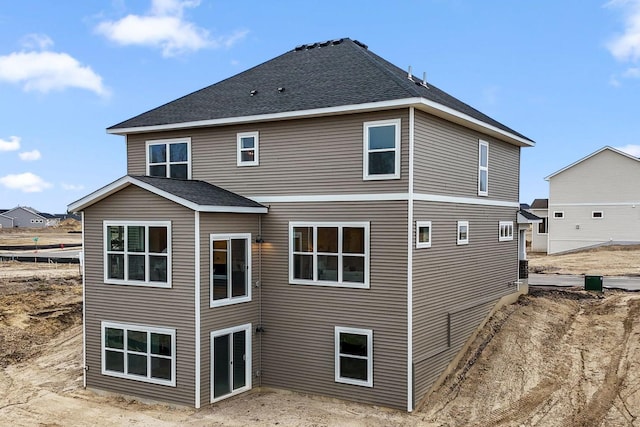 view of rear view of property