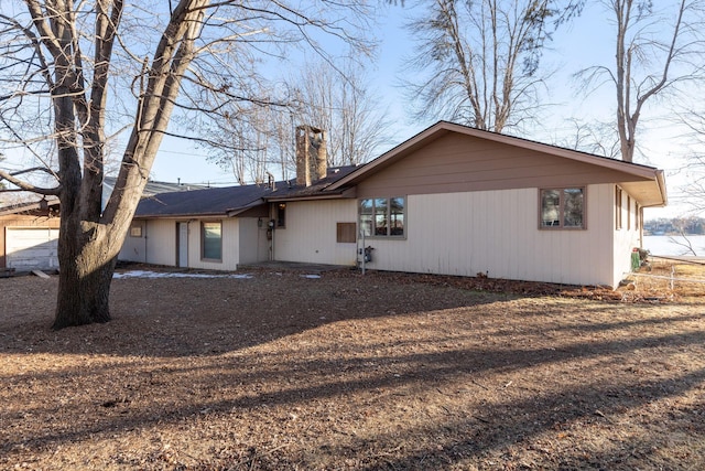 view of rear view of property