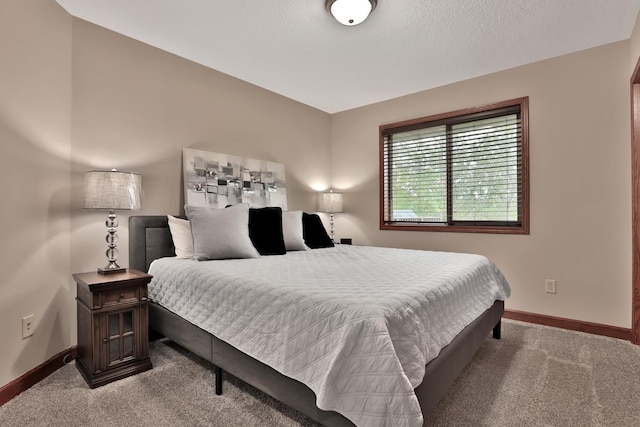 bedroom featuring carpet flooring