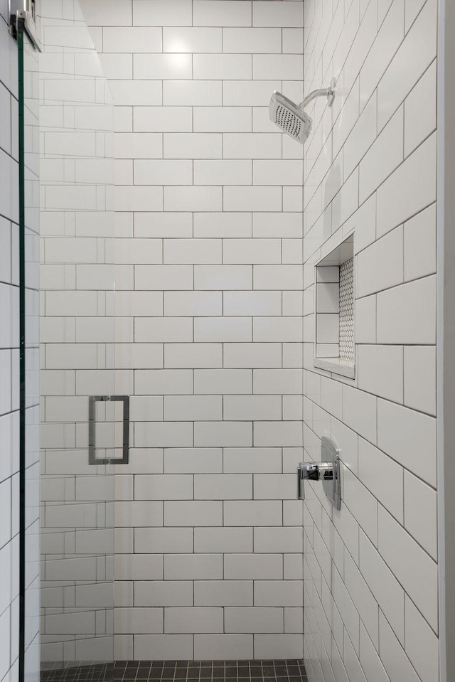 bathroom featuring walk in shower