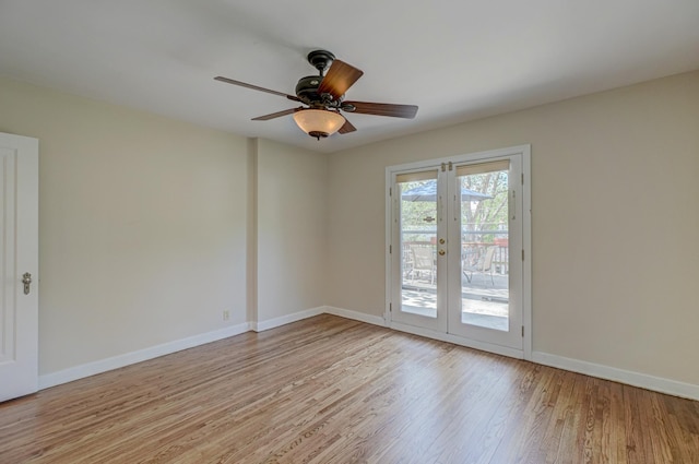 5524 Columbus Ave, Minneapolis, MN 55417 - spare room featuring ceiling fan and wood finished floors