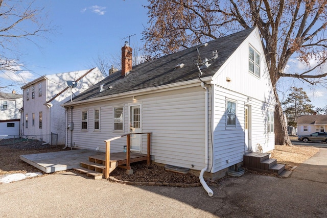 view of rear view of house