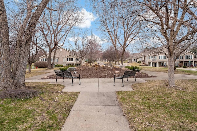 view of property's community with a residential view