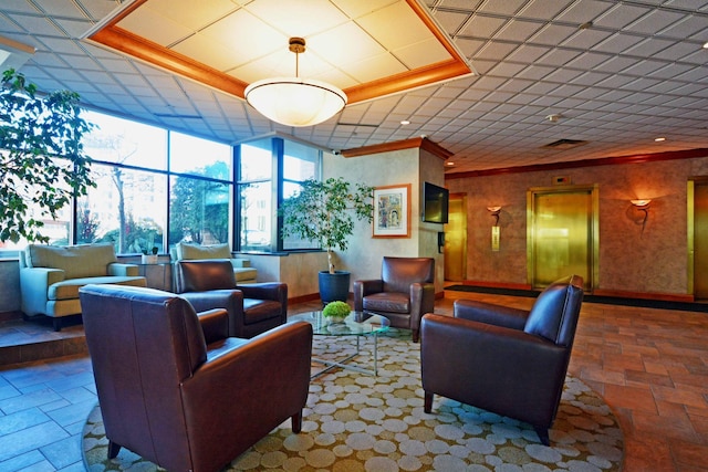 view of community lobby