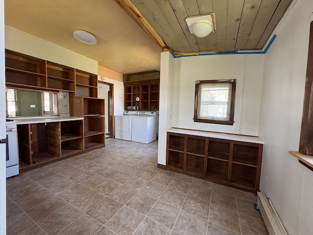 20 1st Ave NW, Plainview, MN 55964 - interior space featuring separate washer and dryer and baseboard heating