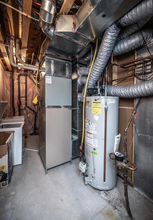 utilities with water heater