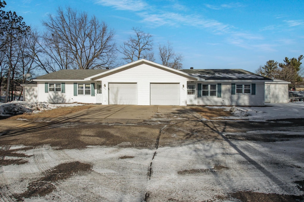 201-203 L J Ests, Glenwood City, WI 54013 - ranch-style home with a garage
