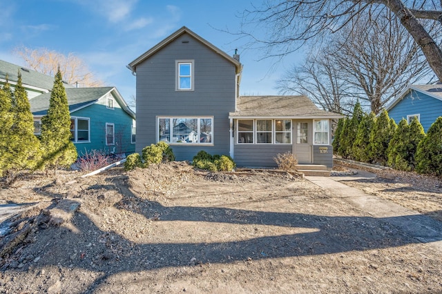 view of rear view of house