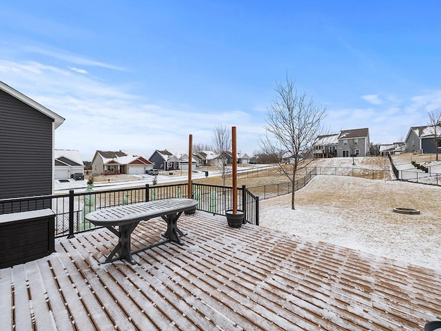 view of patio featuring a residential view