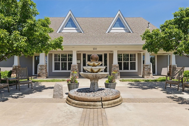 view of rear view of house