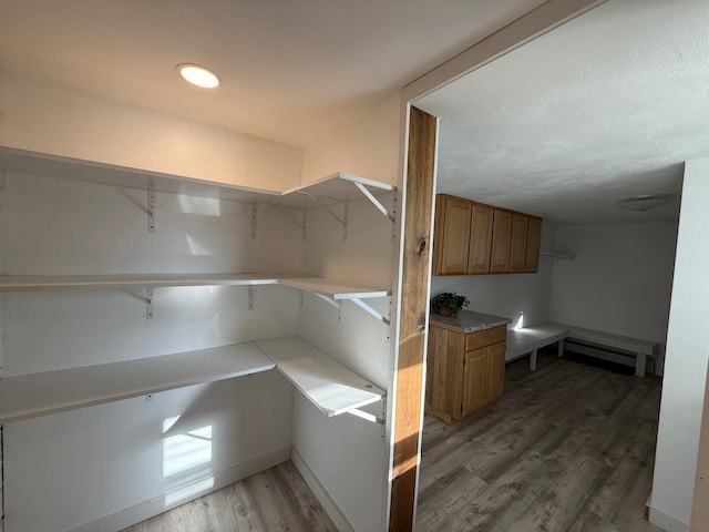 view of storage area