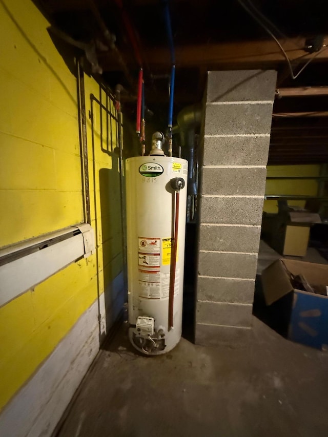 utilities with gas water heater