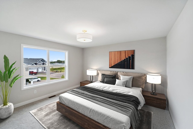 bedroom featuring carpet flooring