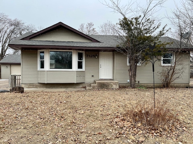 view of front of property