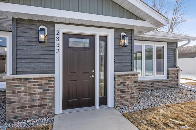 view of entrance to property