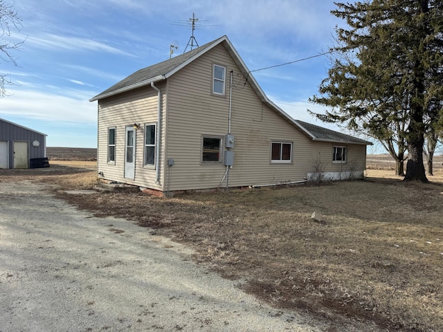 view of rear view of house