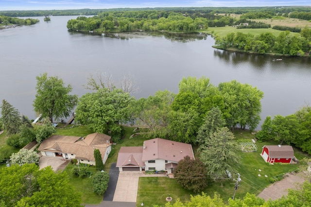 1697 Shore Dr, Arthur Twp, MN 55051 - bird's eye view of a nearby body of water