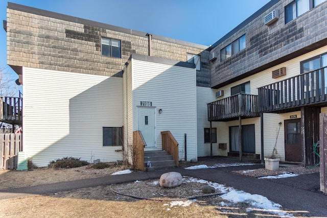 view of rear view of property