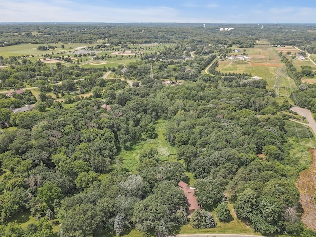 aerial view with a view of trees