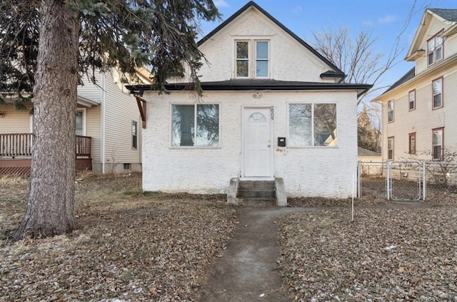 view of front of home