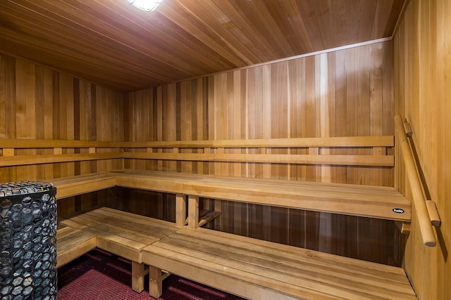 view of sauna / steam room