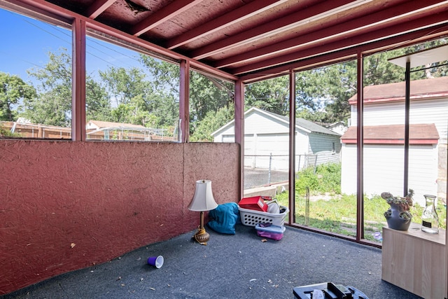 990 Virginia St, Saint Paul, MN 55117 - view of unfurnished sunroom