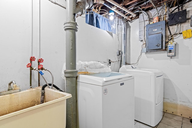 990 Virginia St, Saint Paul, MN 55117 - washroom with washer and dryer and electric panel